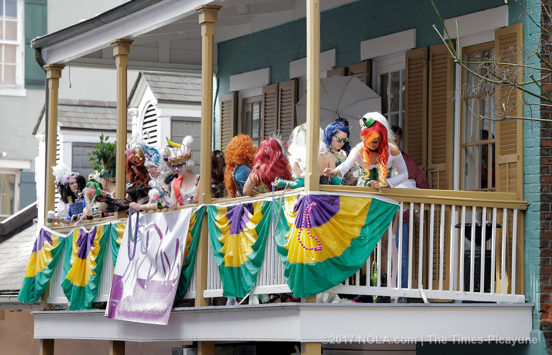 Only on Bourbon Street: Greasing of the Poles for Mardi Gras